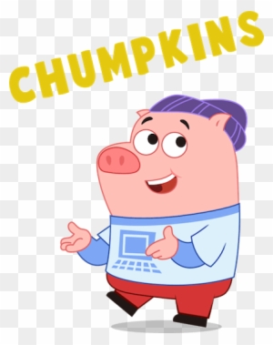 Chumpkins Is A Very Techie Pig Who Spends Most Of His - P. King Duckling