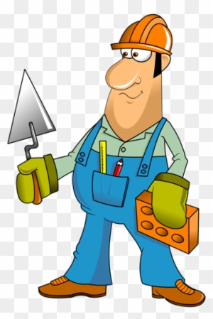 Carpenter Vector Community Helper - Builder Cartoon - Free Transparent ...