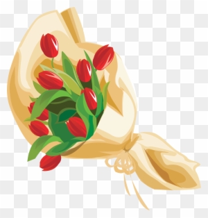 Bouquet Vector Animated Clip Library Library - Animated Bunch Of ...