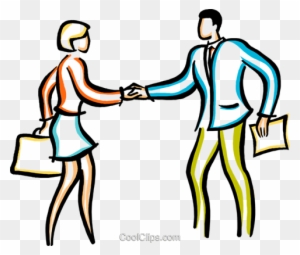 Shaking Hands Royalty Free Vector Clip Art Illustration - Handshake ...