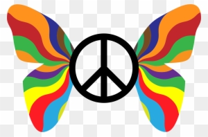 Peace Sign Clipart Groovy - Symbol Of Peace And Love