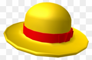 Straw Hat Clipart Yellow Hat Monkey D Luffy Roblox Free - roblox yellow and orange hat