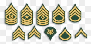 Military Rank United States Army Enlisted Rank Insignia - Military Rank ...