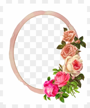 Delicate Floral Jewelries And Pink Roses Picture Frame - Rose Flower ...