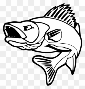 Drawing At Getdrawings Com Clip Art Freeuse Stock Walleye Fishing Free Transparent Png Clipart Images Download