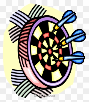 Dart Clipart Dartboard And Darts Royalty Free Vector - Clip Art - Free ...