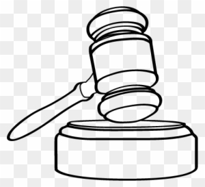 Court Hammer Png Pic - Transparent Background Clip Art Judge Hammer