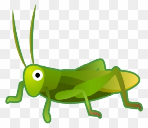 Cricket - Grasshopper Cartoon Black And White - Free Transparent PNG ...