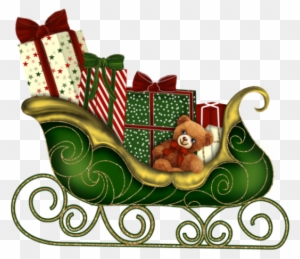 christmas sleigh ride clipart