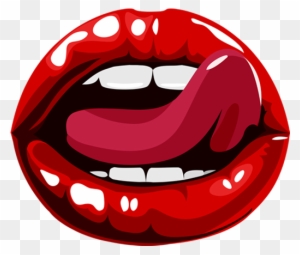 Licking Lips Clipart Black And White Lipstutorial Org