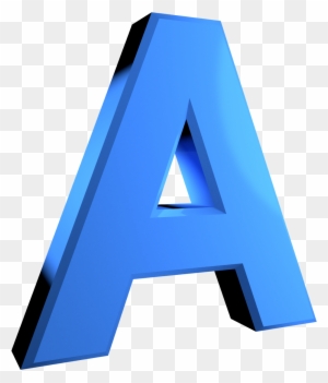 3d Alphabet Letters Png - Letra A En 3d Png - Free Transparent PNG ...