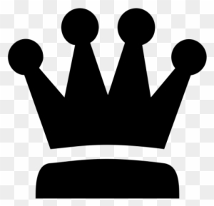 Down - Black And White Simple Crown - Free Transparent PNG Clipart ...