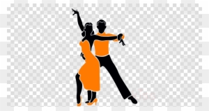 salsa dance clipart bw