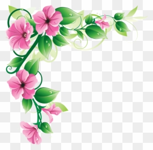 Pink Flower Border Clip Art, Transparent PNG Clipart Images Free ...