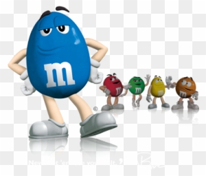 blue m&m characters - Clip Art Library