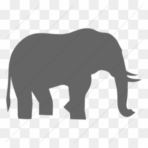 Simple Elephant Outline - Cartoon Elephant - Free Transparent PNG ...