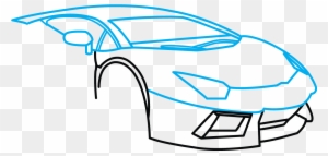 Learn How to Draw Lamborghini Centenario (Sports Cars) Step by Step :  Drawing Tutorials