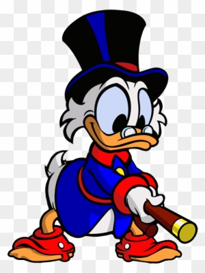 Ducktales Scrooge Mcduck Lying On Money Bags - Scrooge Mcduck Money ...