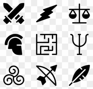 Picture Stock Icons Free Vector Ancient - Symbols About Ancient Greece