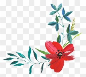 Von Hand Bemalt, Aquarell, Blume - Flores En Acuarela Png - Free  Transparent PNG Clipart Images Download