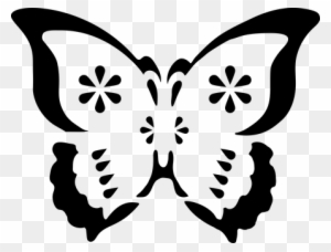 Butterfly, Animal, Flying, Wings, Insect - Stencil Farfalla - Free ...