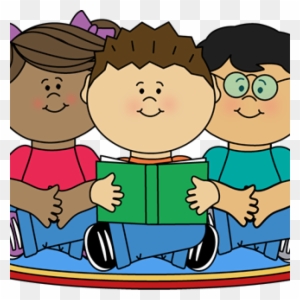 Student Reading Clip Art - Png Image School Children - Free Transparent ...