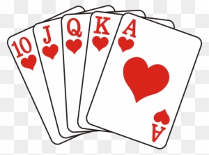 hand of playing cards clipart free