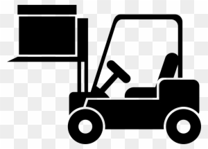 Forklift Drawing Easy Jpg Library - Montacargas Blanco Y Negro - Free ...