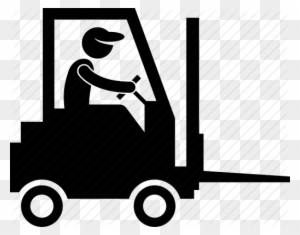 Svg Black And White Stock Business Ecosystem Between - Forklift Driver ...