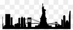 New York City Skyline Silhouette Png - New York City Skyline Silhouette ...