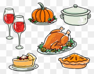 Collection Of Free Thanksgiving Vector Meal - Thanksgiving