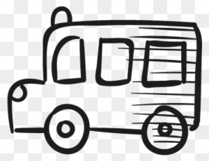 Draw School Bus Vector - Bus How To Draw A School