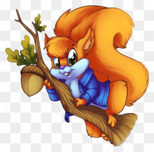 squirrel in tree clip art