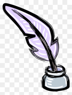 Quill and Ink PNG Clip Art Image​