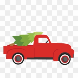 Download Transparent Trucks Christmas - Truck With Tree Svg - Free ...