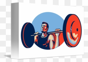 elastikon weightlifting clipart