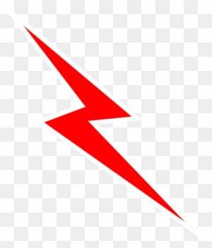 Red Lightning Bolt Clipart, Transparent PNG Clipart Images Free