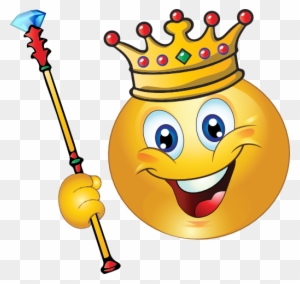 Prom King - Crown Emoji Black And White - Free Transparent PNG Clipart