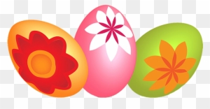 Happy Easter Banners Images Happy Easter Eggs Clipart - Easter Eggs Transparent Background