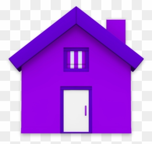 House Clipart Purple - Purple Home Folder Icon