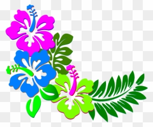 Hibiscus Corner Clip Art At Clkercom Vector - Hibiscus Clip Art - Free ...