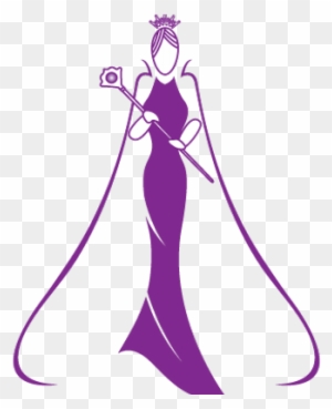 male and female beauty pageant silhouette