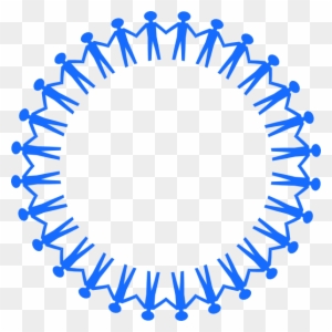 Family Reunion Art Clip Art - People Holding Hands Around