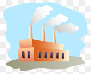 types of factory building clipart