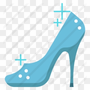 Cinderella Shoe - Tacones Dibujos Animados - Free Transparent PNG Clipart  Images Download