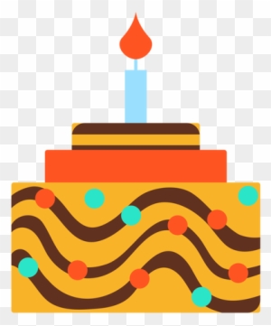 Birthday cake cartoon over round label vector illustration graphic design.  | CanStock