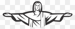 Christ The Redeemer Clipart Drawing - Christ The Redeemer Clipart