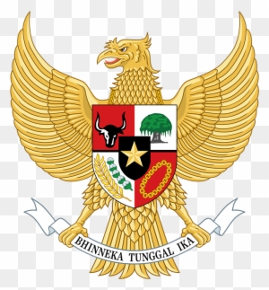 The Garuda Pancasila Is The Coat Of Arms Of Indonesia - Indonesia Crest ...