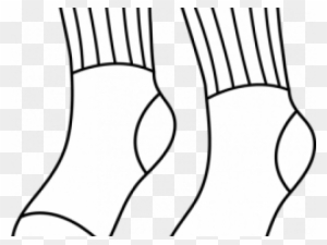 weed socks black and white clipart