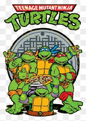 Tmnt Sticker - Teenage Mutant Ninja Turtles Cartoon Poster - Free ...